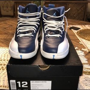 Retro Air Jordan 12 “obsidian” with OG box Sz 12